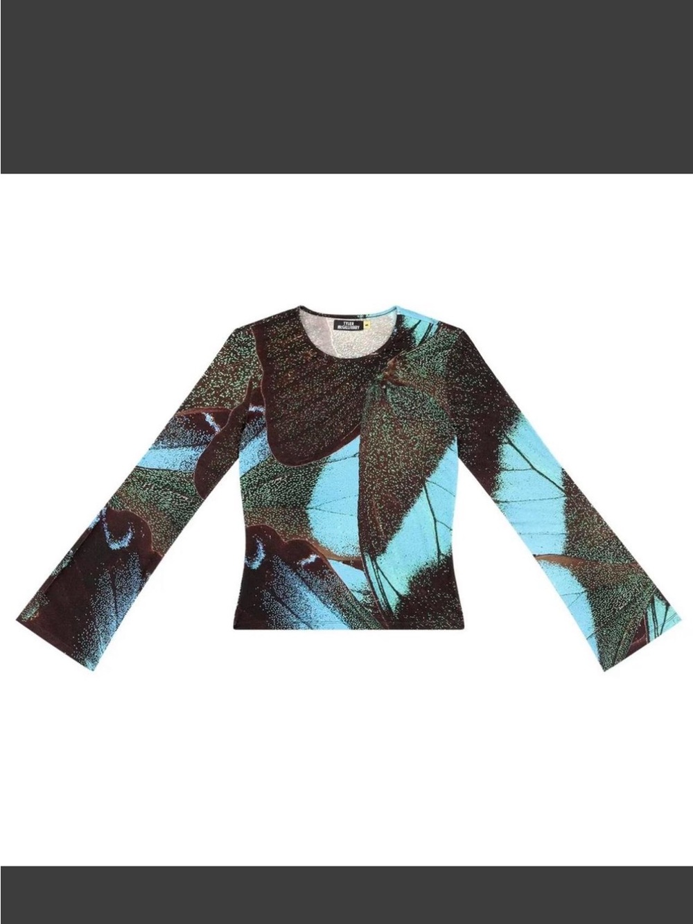 Tyler Mcgillivary Heidi Longleeve in Blue Swallowtail size M
